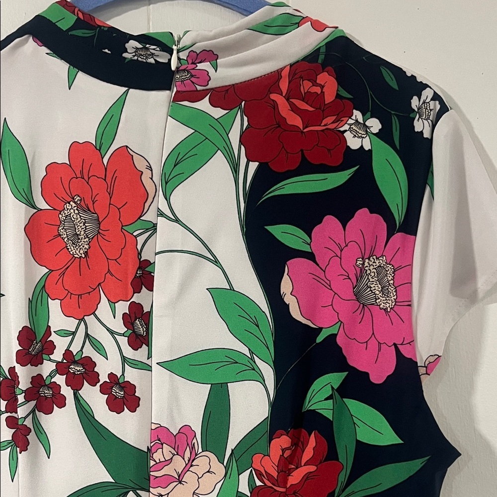 London Times Multicolor Floral Midi Dress - Picture 4 of 7
